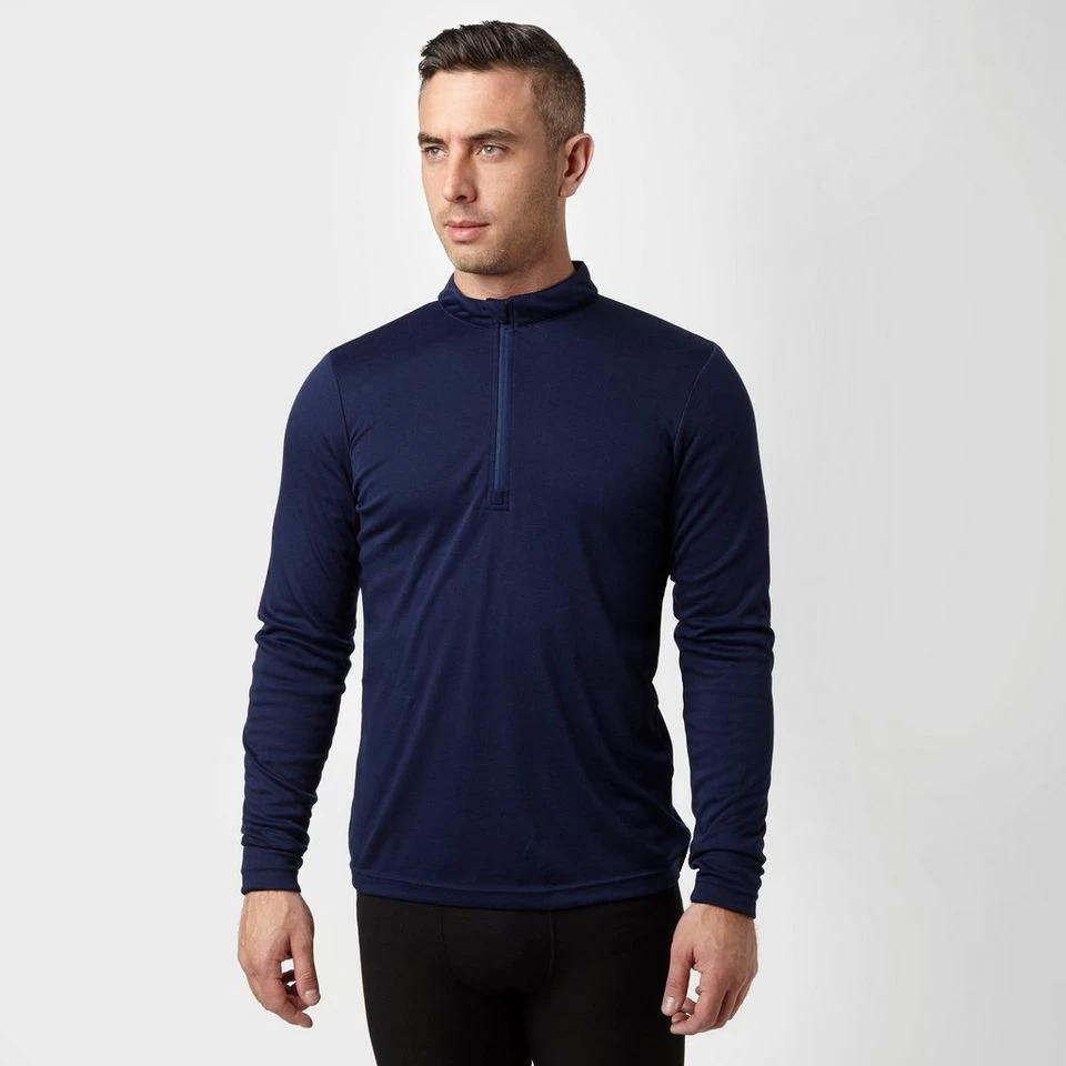 Mens' Long-sleeve Thermal Zip Top 1 Mens' Long-sleeve Thermal Zip Top