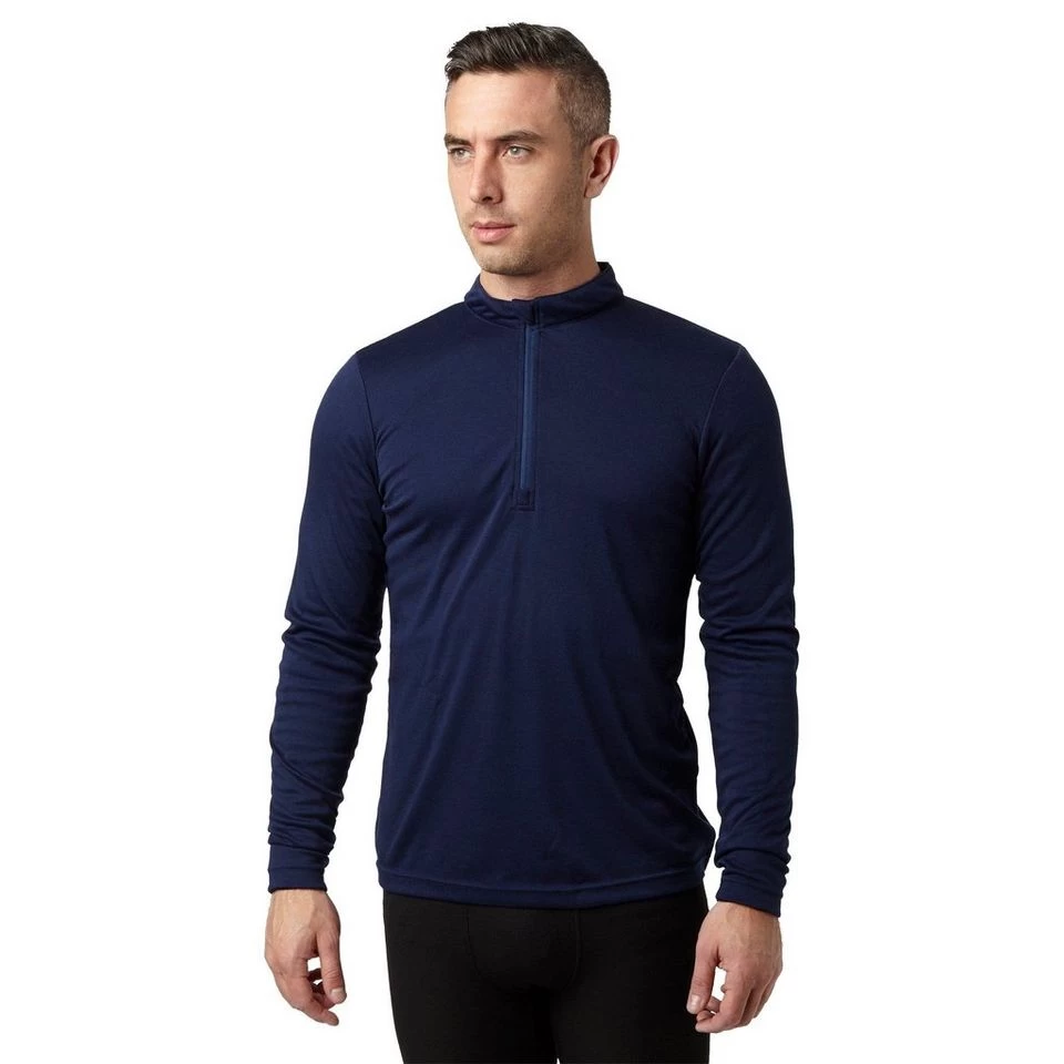Mens' Long-sleeve Thermal Zip Top 5 Mens' Long-sleeve Thermal Zip Top - Image 5