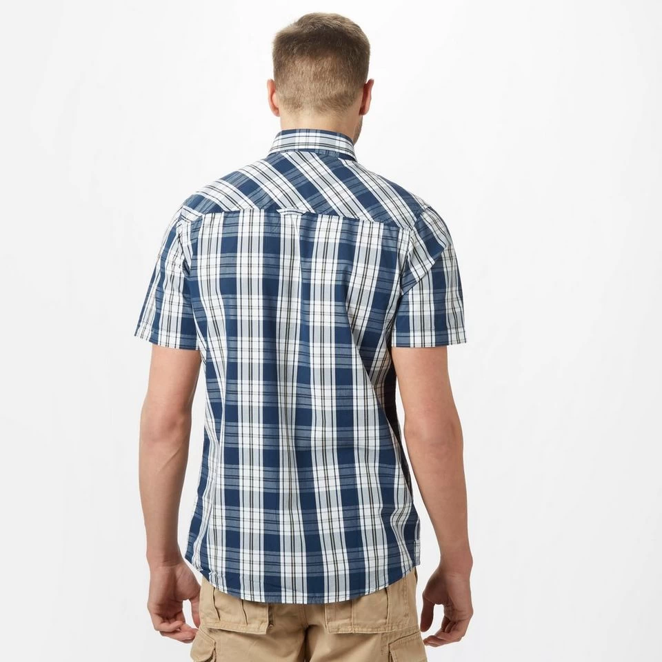 Men's Checked Short-Sleeve Shirt 2 Men's Checked Short-Sleeve Shirt - Image 2