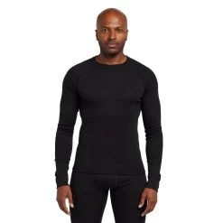 Men's Merino Long Sleeve Baselayer Top -Rab Adventure Deals go 370980 z