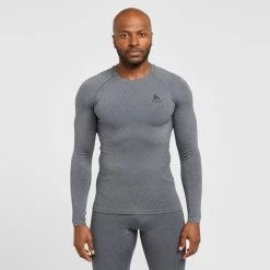 Odlo Men's Performance Warm Eco Long Sleeve Baselayer Top