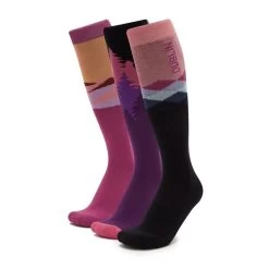 Dublin 3 Pack Socks Red Violet Sunset -Rab Adventure Deals go 591573 z
