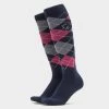 Platinum Adults Argyle Cotton Socks Navy