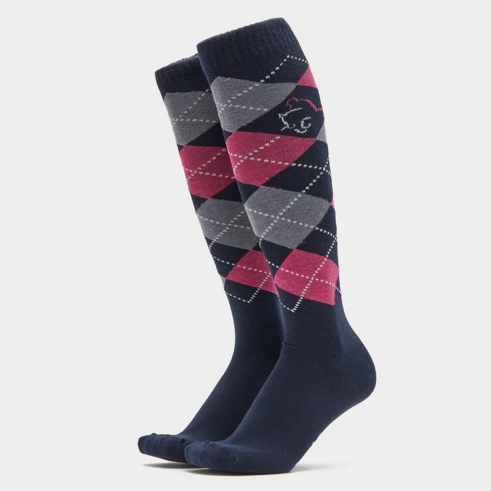Platinum Adults Argyle Cotton Socks Navy 1 Platinum Adults Argyle Cotton Socks Navy
