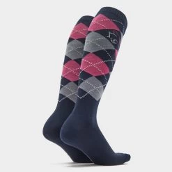 Platinum Adults Argyle Cotton Socks Navy 8 Platinum Adults Argyle Cotton Socks Navy -Rab Adventure Deals go 618438 c